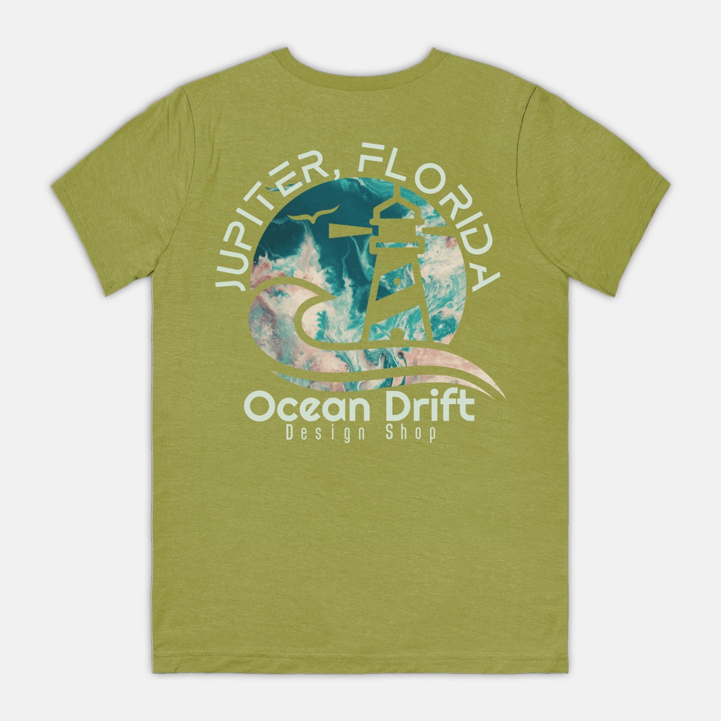 SUPER SOFT Ocean Drift Tee (Teal/Pink Back Logo/Unisex)
