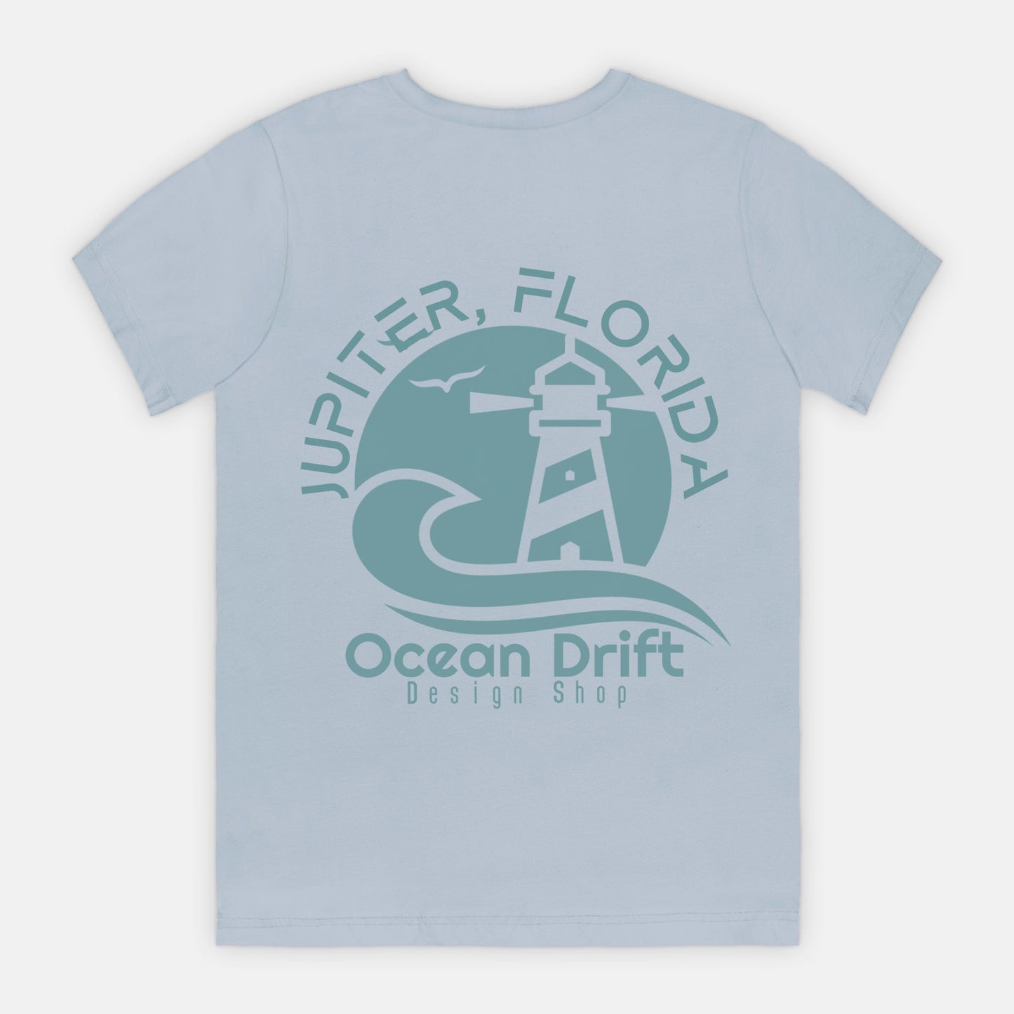 SUPER SOFT Ocean Drift T-Shirt (Teal Back Logo/Unisex)