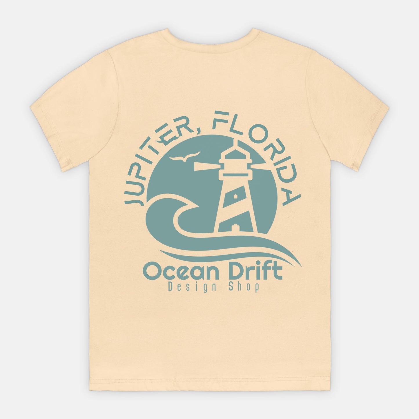 SUPER SOFT Ocean Drift T-Shirt (Teal Back Logo/Unisex)