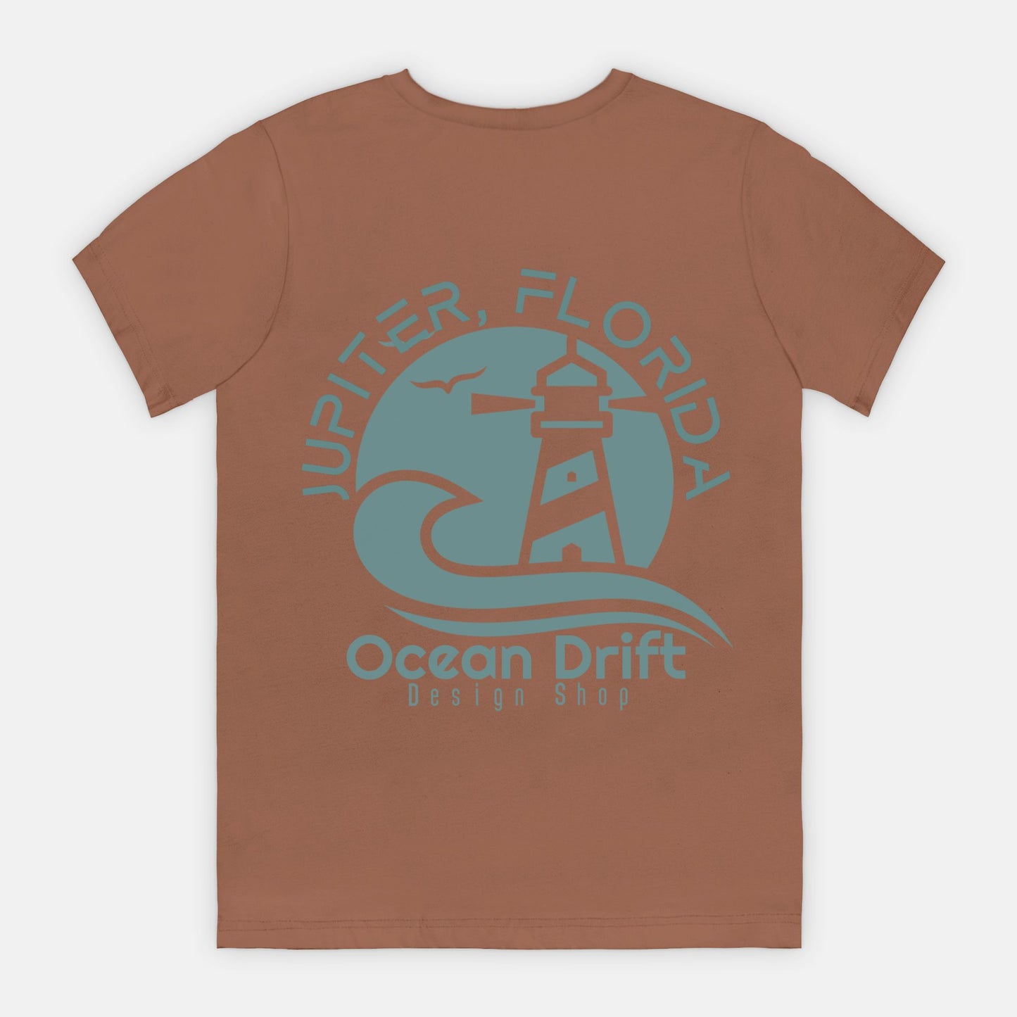 SUPER SOFT Ocean Drift T-Shirt (Teal Back Logo/Unisex)