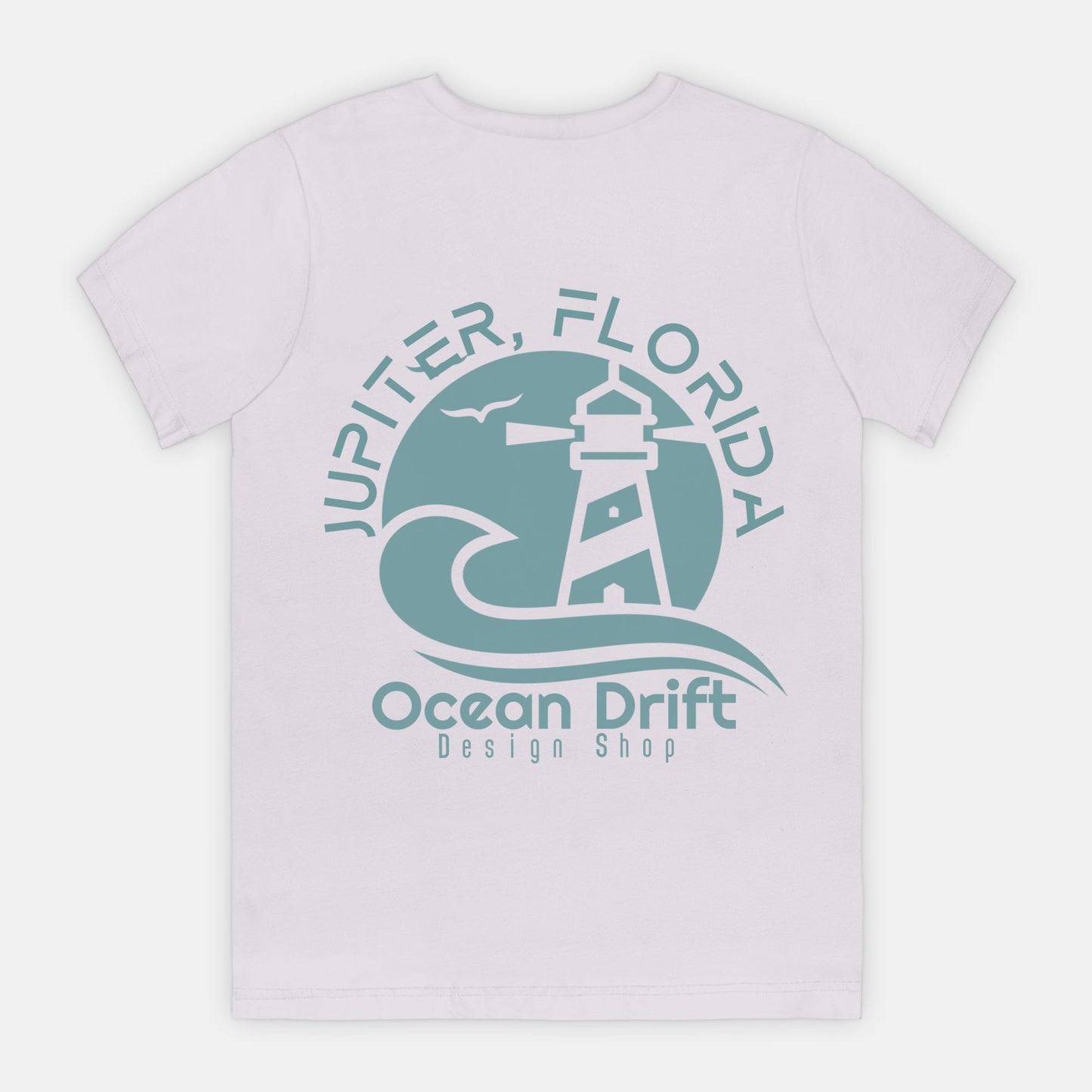 SUPER SOFT Ocean Drift T-Shirt (Teal Back Logo/Unisex)