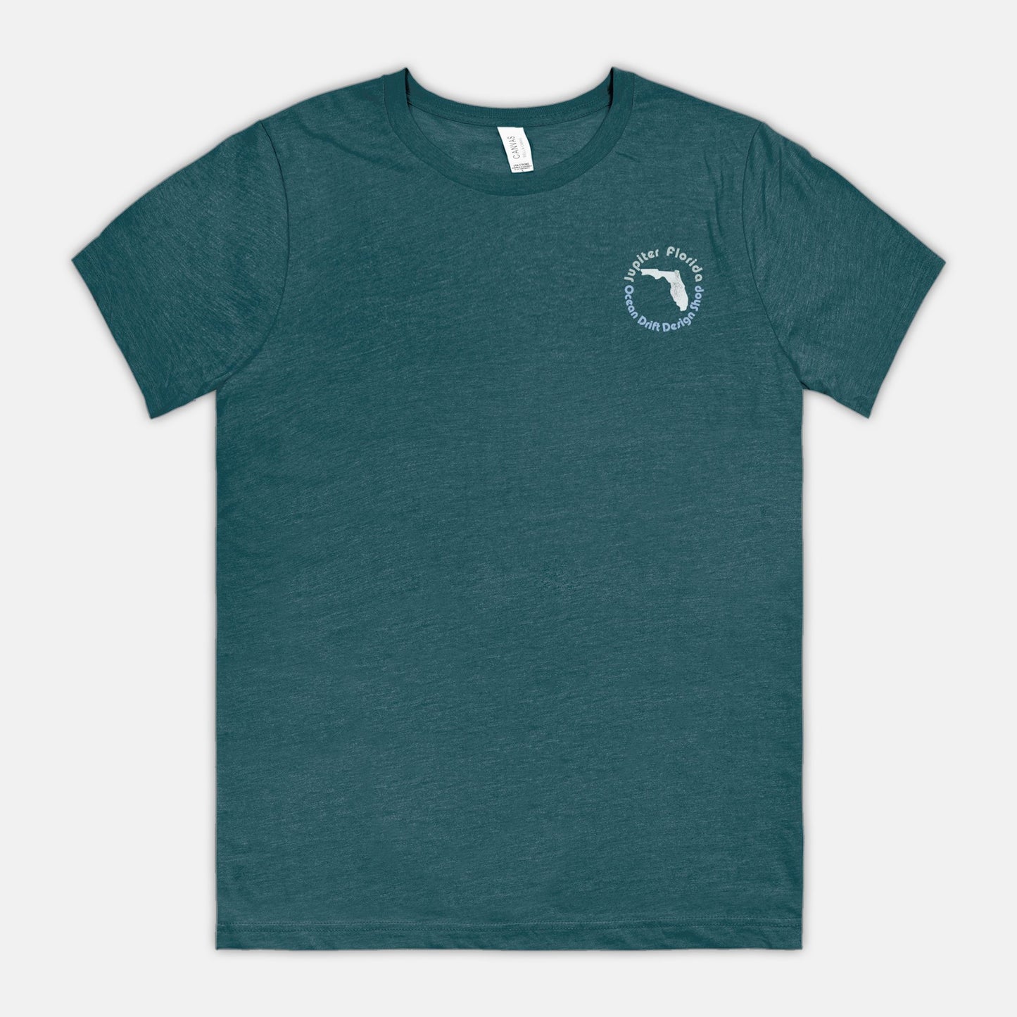 SUPER SOFT Ocean Drift Tee (Teal/Pink Back Logo/Unisex)