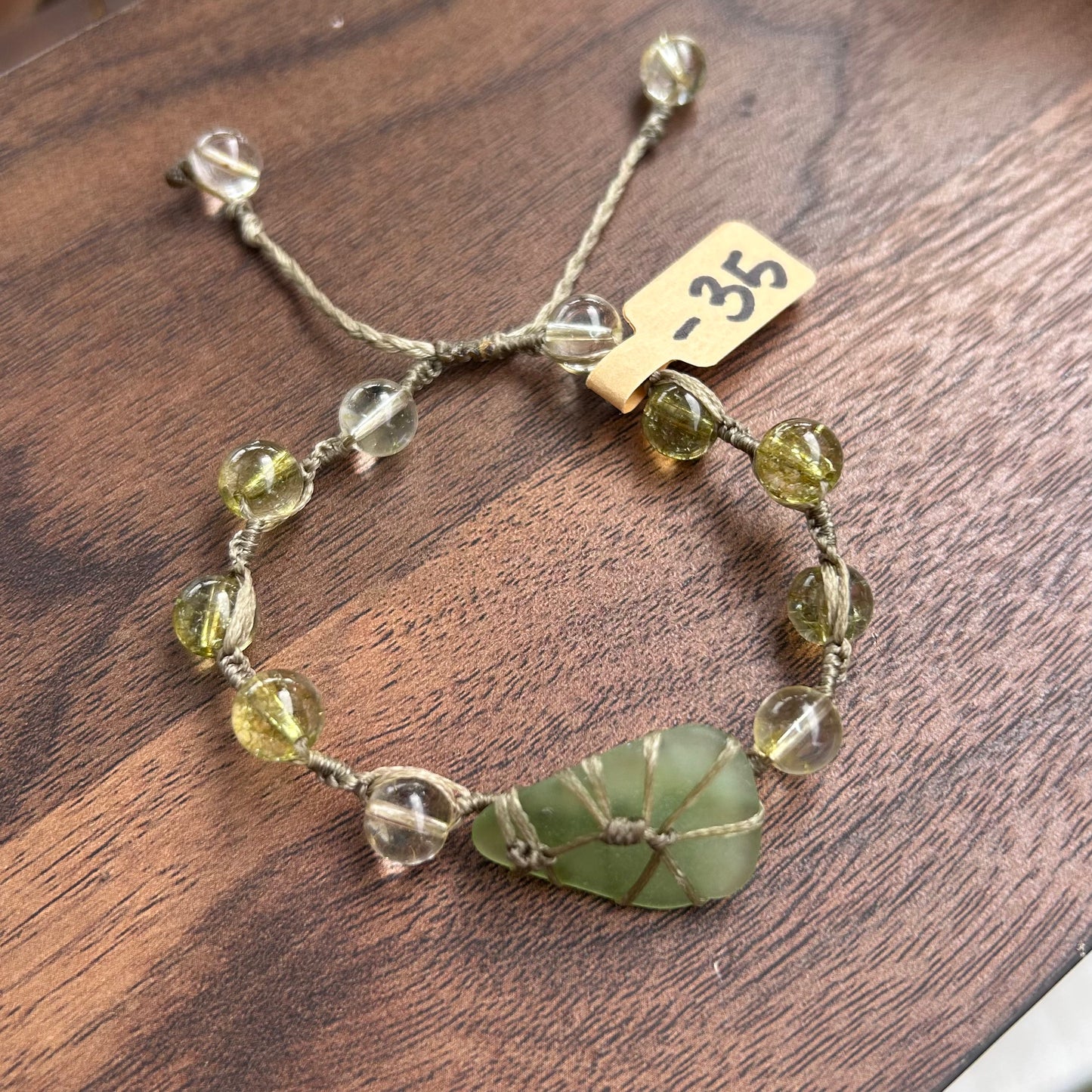Genuine Sea Glass + Stone