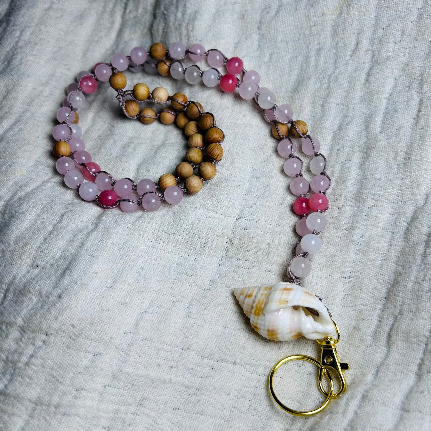 “Nutmeg” Ocean Lanyard