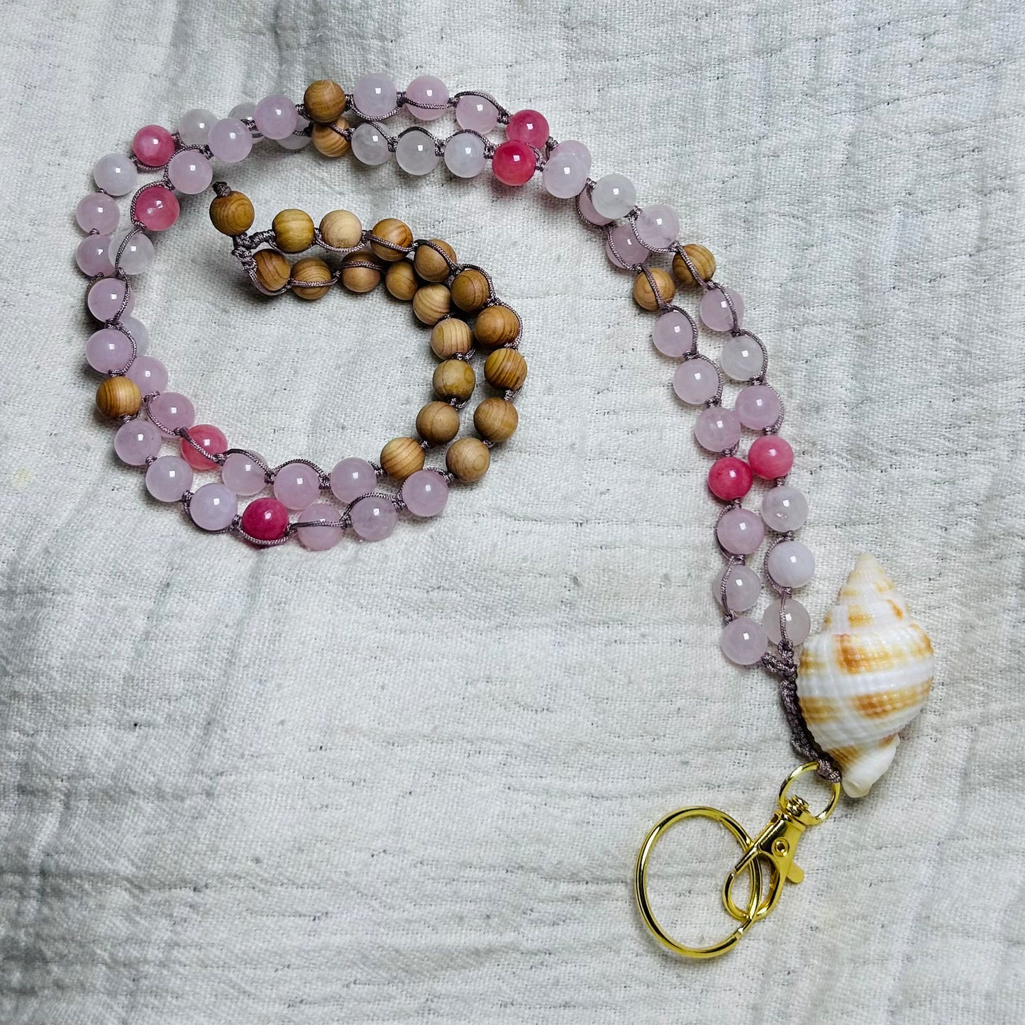 “Nutmeg” Ocean Lanyard