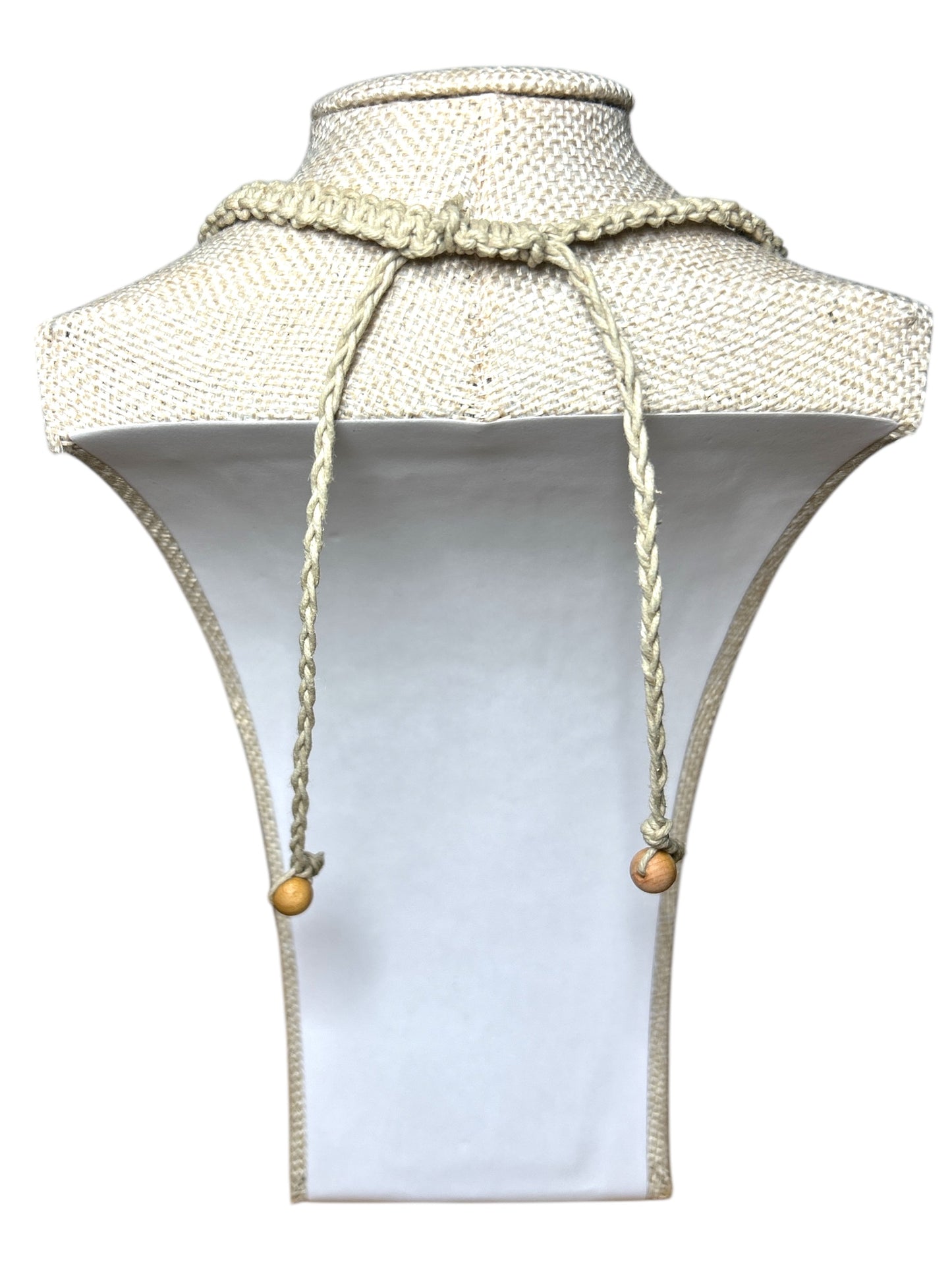 Hemp Macrame Sea Shell Choker
