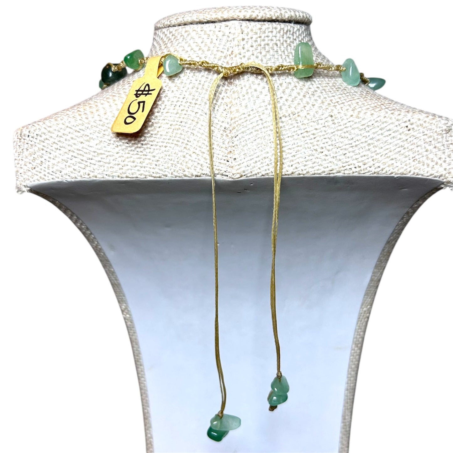 Nautica Shell + Aventurine Stone Necklace
