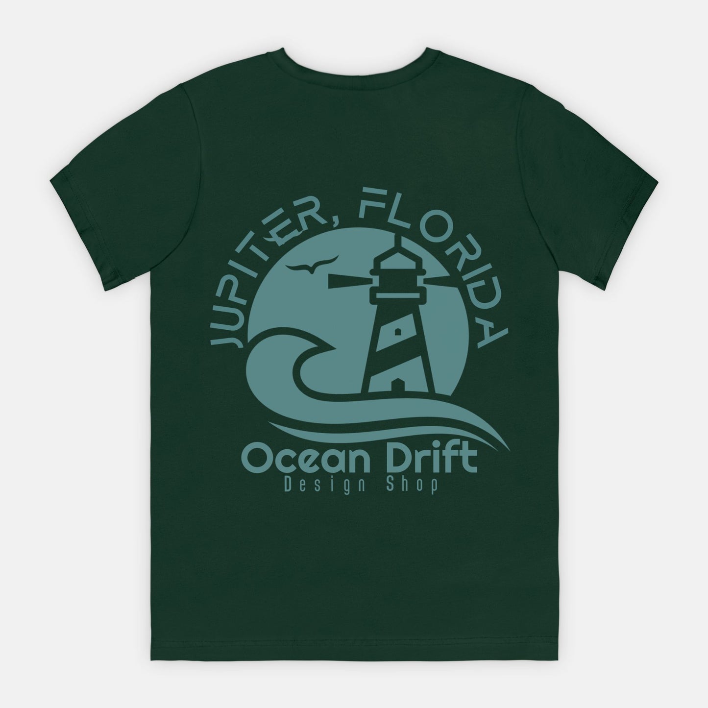 SUPER SOFT Ocean Drift T-Shirt (Teal Back Logo/Unisex)