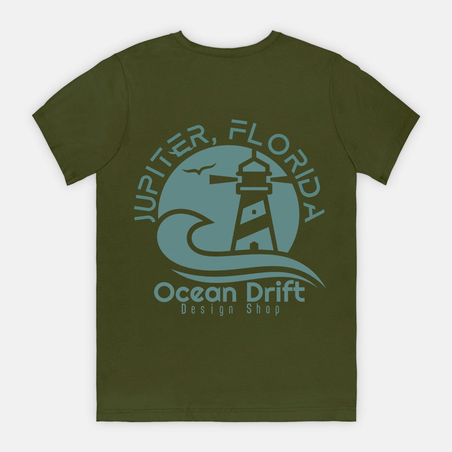 SUPER SOFT Ocean Drift T-Shirt (Teal Back Logo/Unisex)