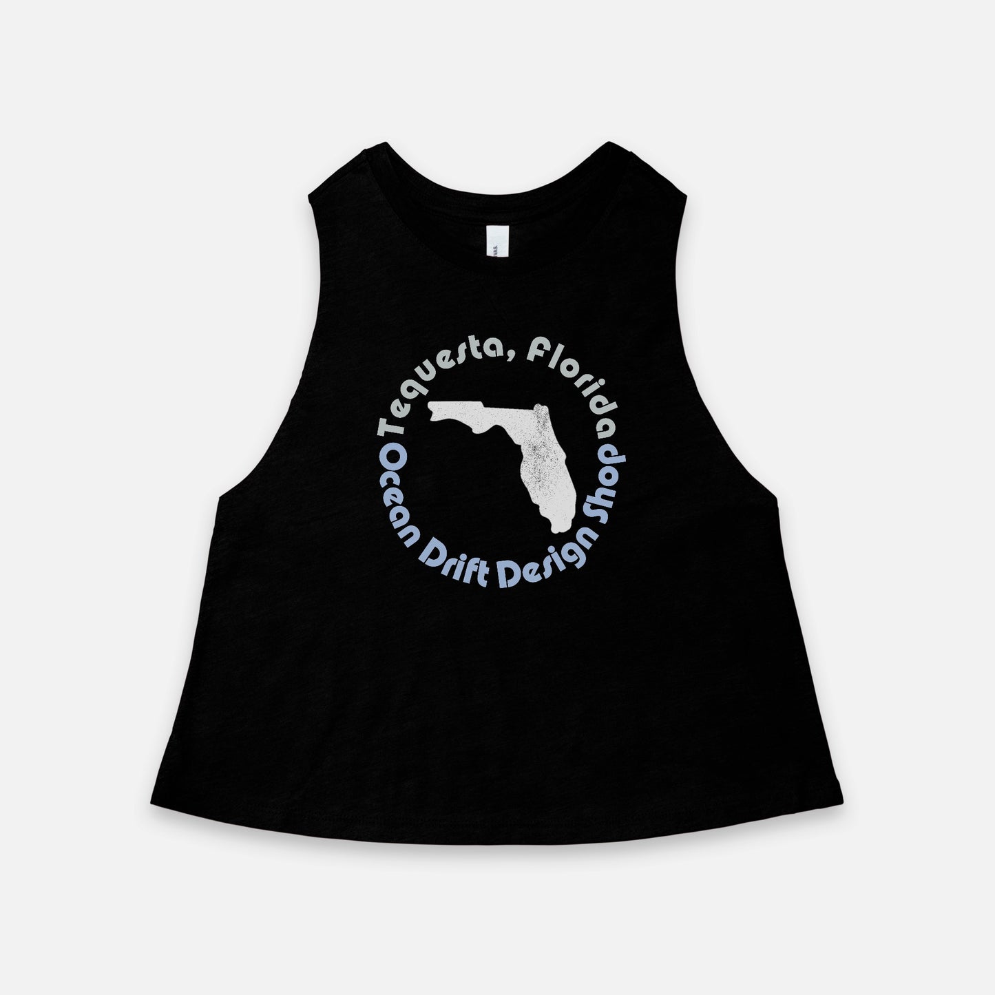 Tequesta FL Racerback Cropped Tank