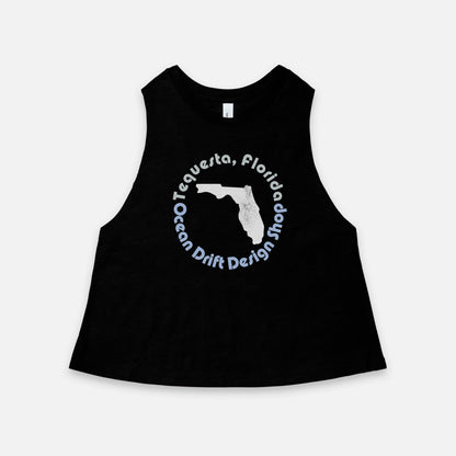 Tequesta FL Racerback Cropped Tank