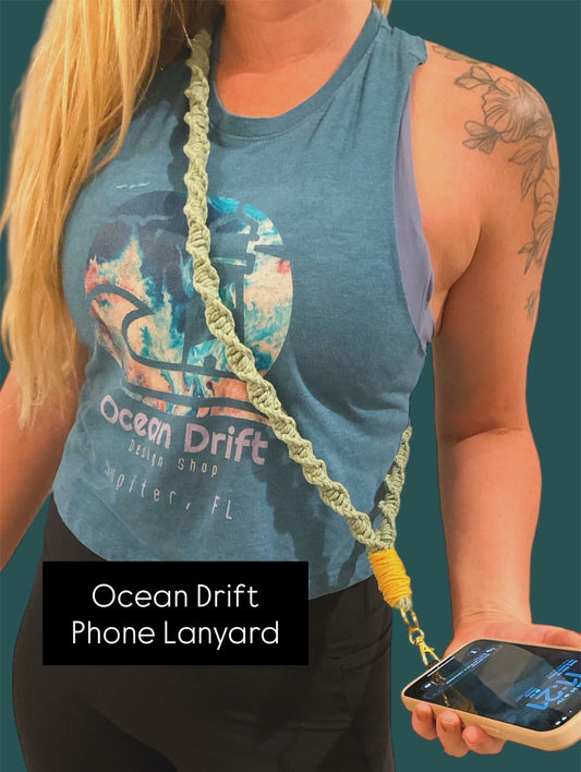 Ocean Drift Phone Lanyard