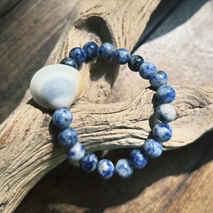 Solid Stone Seashell Bracelet