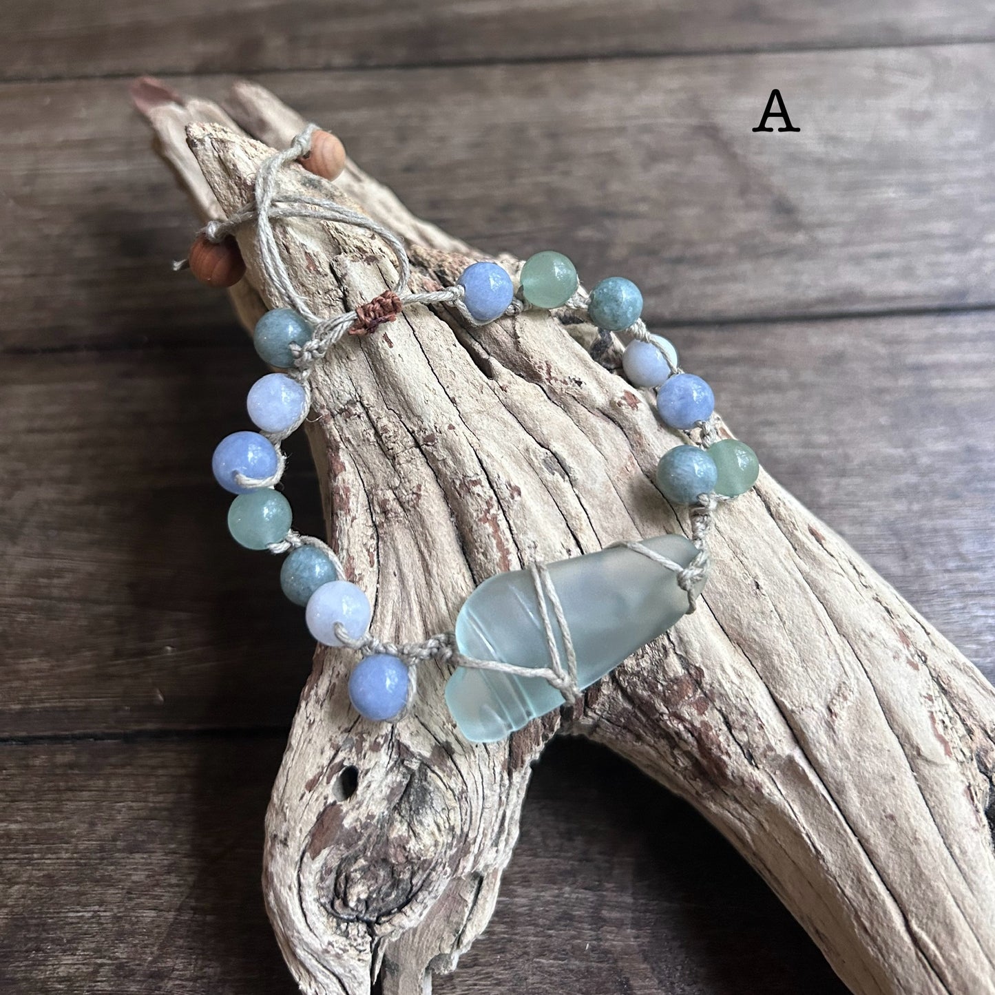 Jupiter Sea Glass & Stone Bracelet