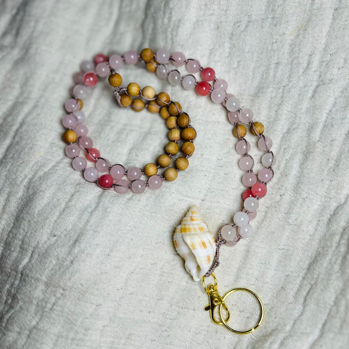 “Nutmeg” Ocean Lanyard