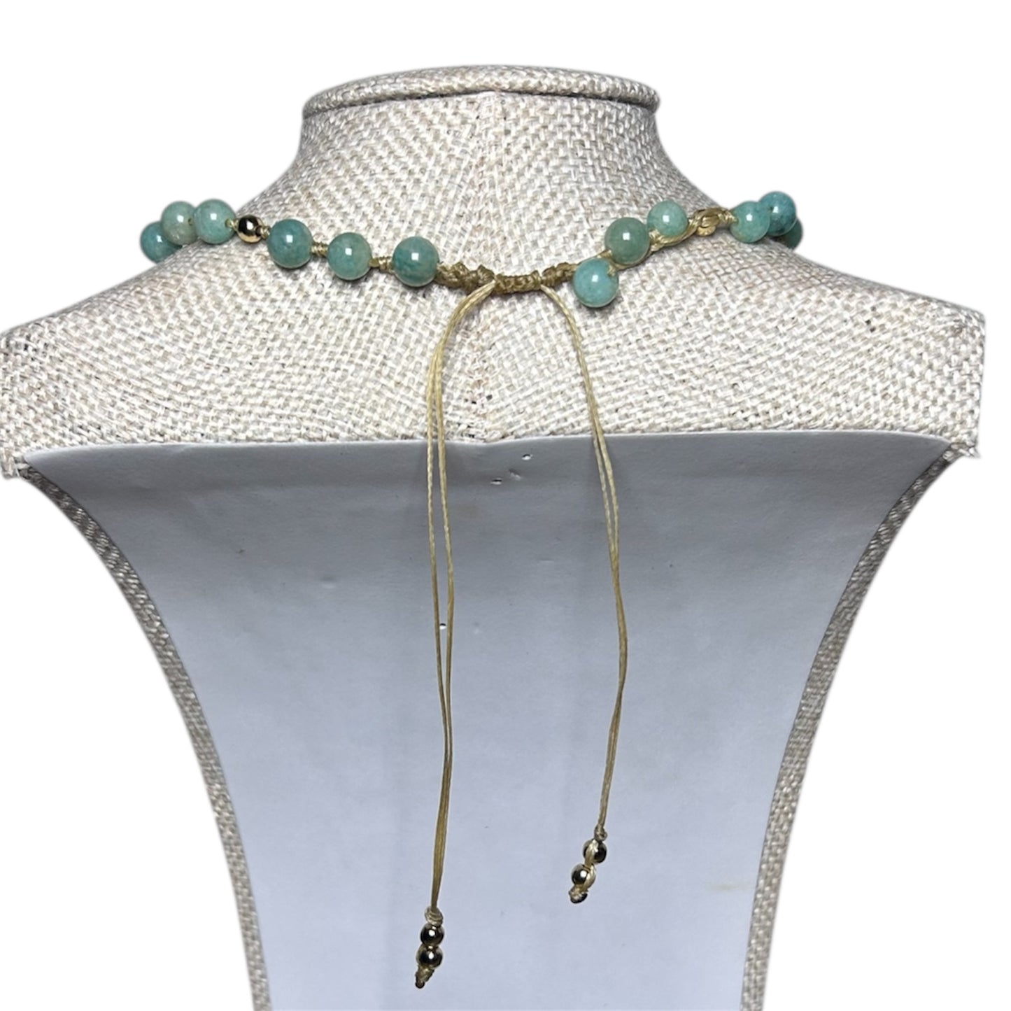 Amazonite Scallop Shell Necklace