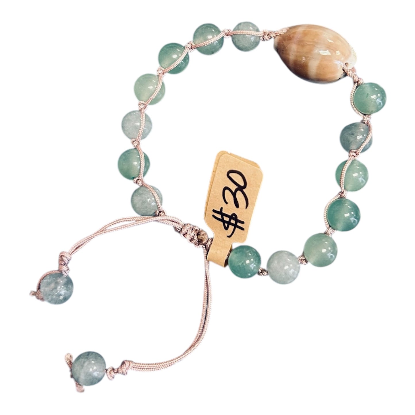 Cowrie & Stone Bracelet