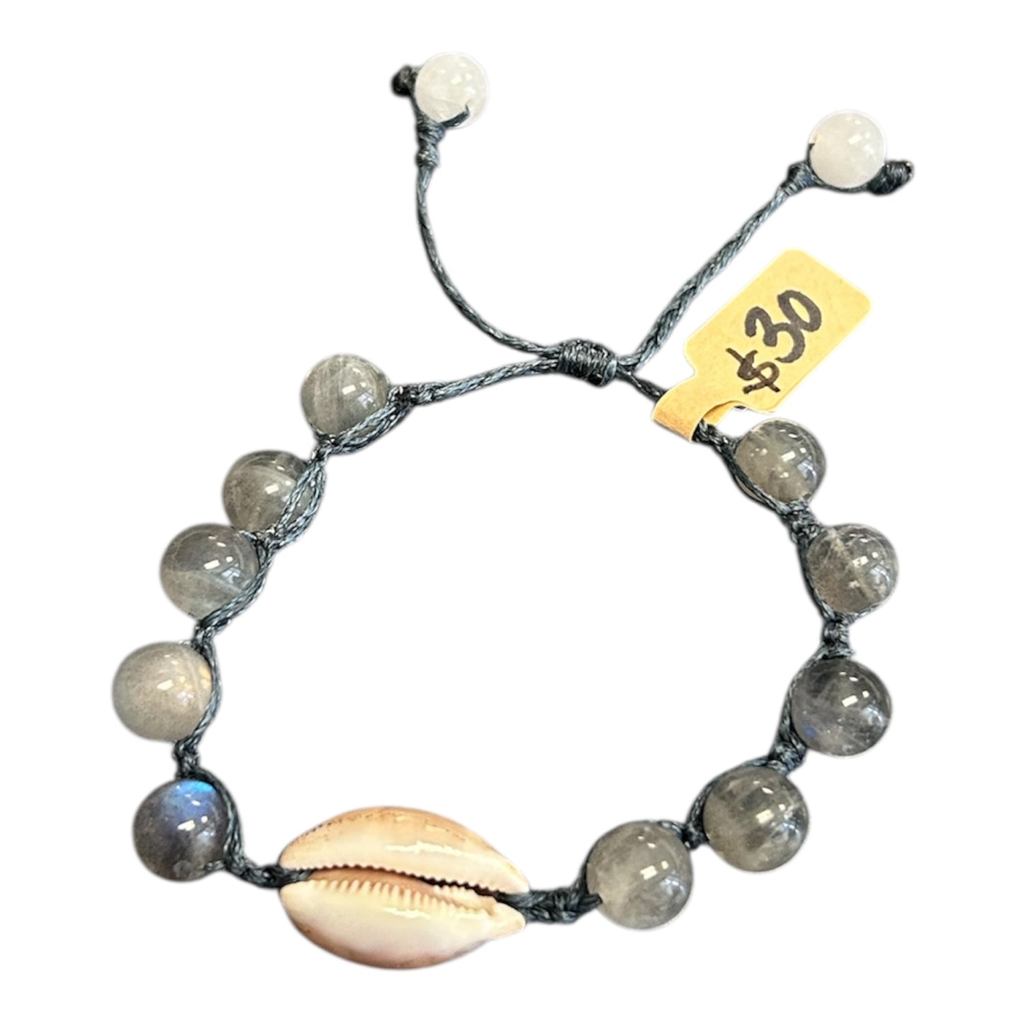 Cowrie & Stone Bracelet