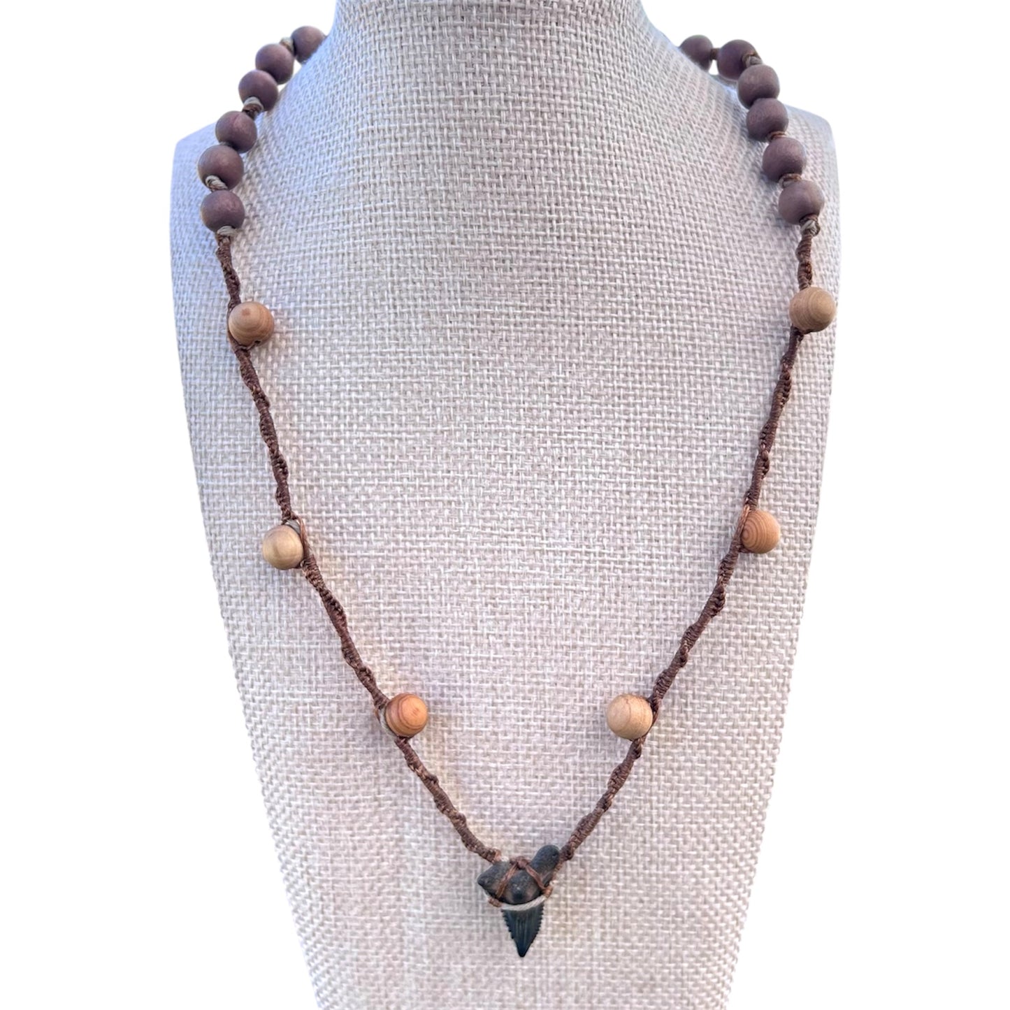SnaggleTooth Shark+ Wood Necklace
