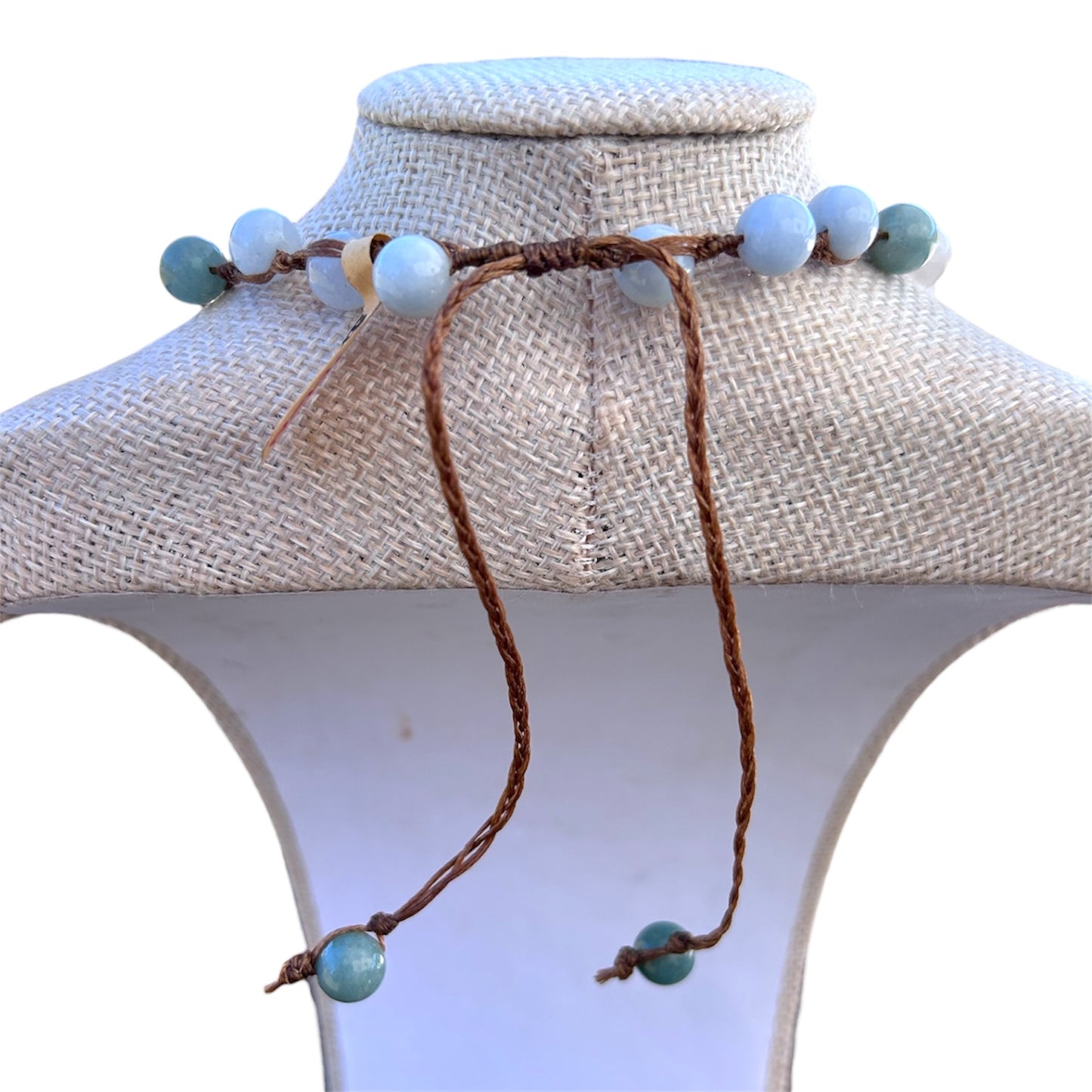 Shark Tooth + Stone Necklace