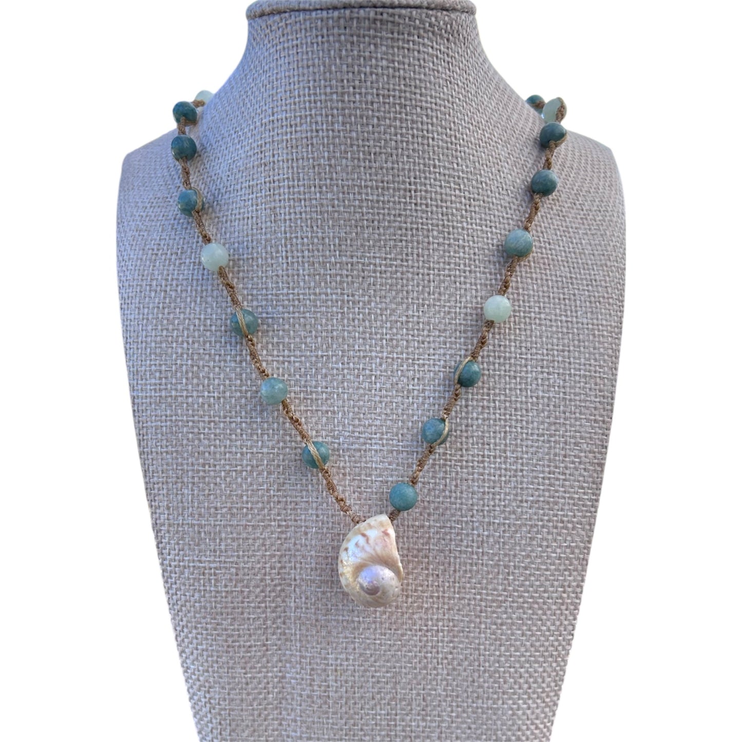 Nautica Shell + Stone Necklace