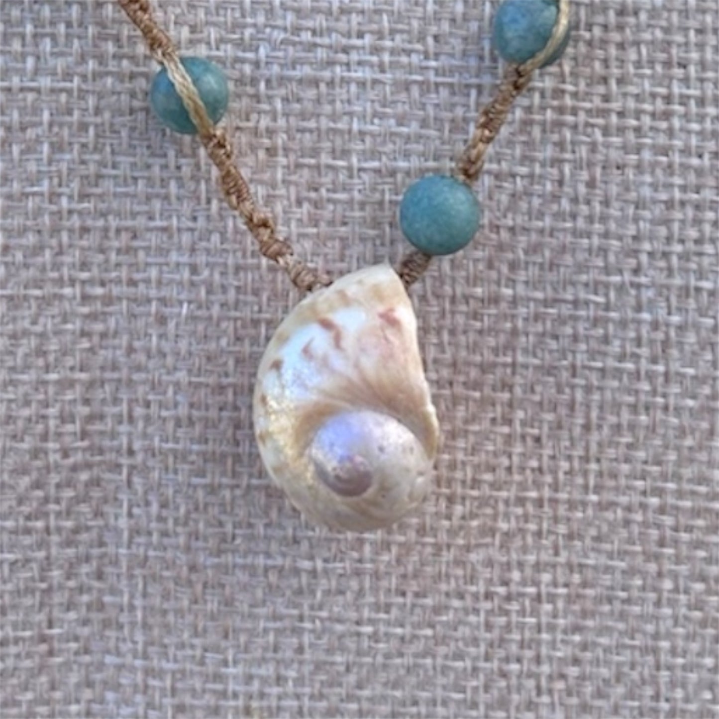 Nautica Shell + Stone Necklace