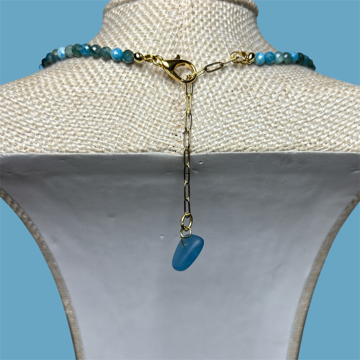Apatite Stone + Sun Necklace