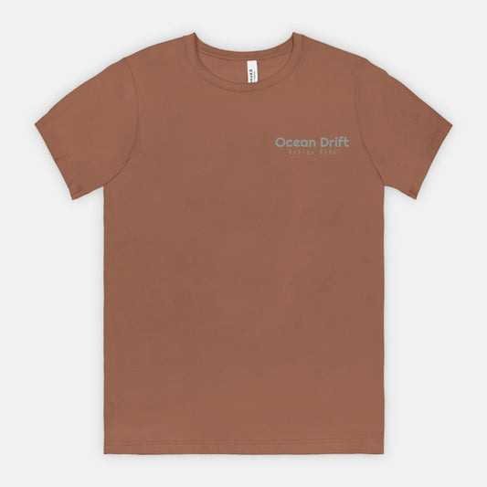 SUPER SOFT Ocean Drift T-Shirt (Teal Back Logo/Unisex)