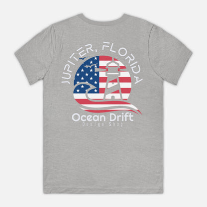 Jupiter USA Unisex Tee 3001CVC