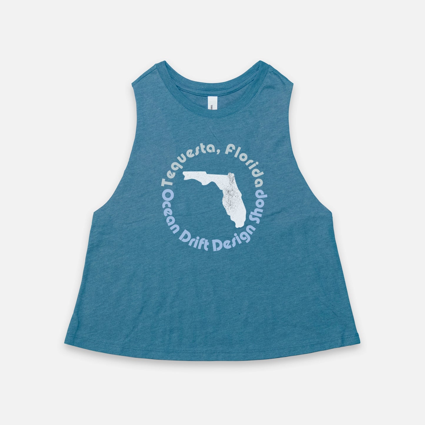 Tequesta FL Racerback Cropped Tank